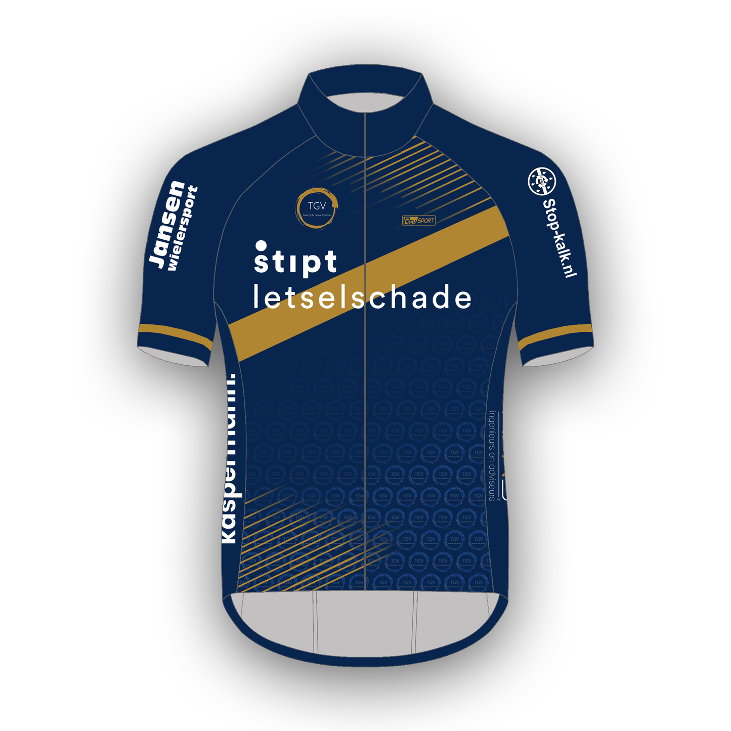 Slim-Fit A.S. Wielershirt - TGV